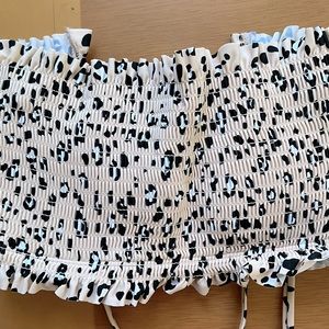 Cheetah corset bikini set size M